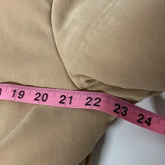 Imperfect winter coat made in Russia removable raccoon fur large tan heavy coat - Picture 7 of 16